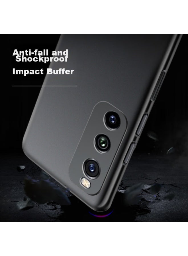 Kmaxai Phone Case For Vivo Iqoo Neo5 Vitality Edition/neo3, Upgraded Lens Protection, Full Coverage Anti-scratch Anti-drop Tpu Frosted Soft Shell, Black - Image 5