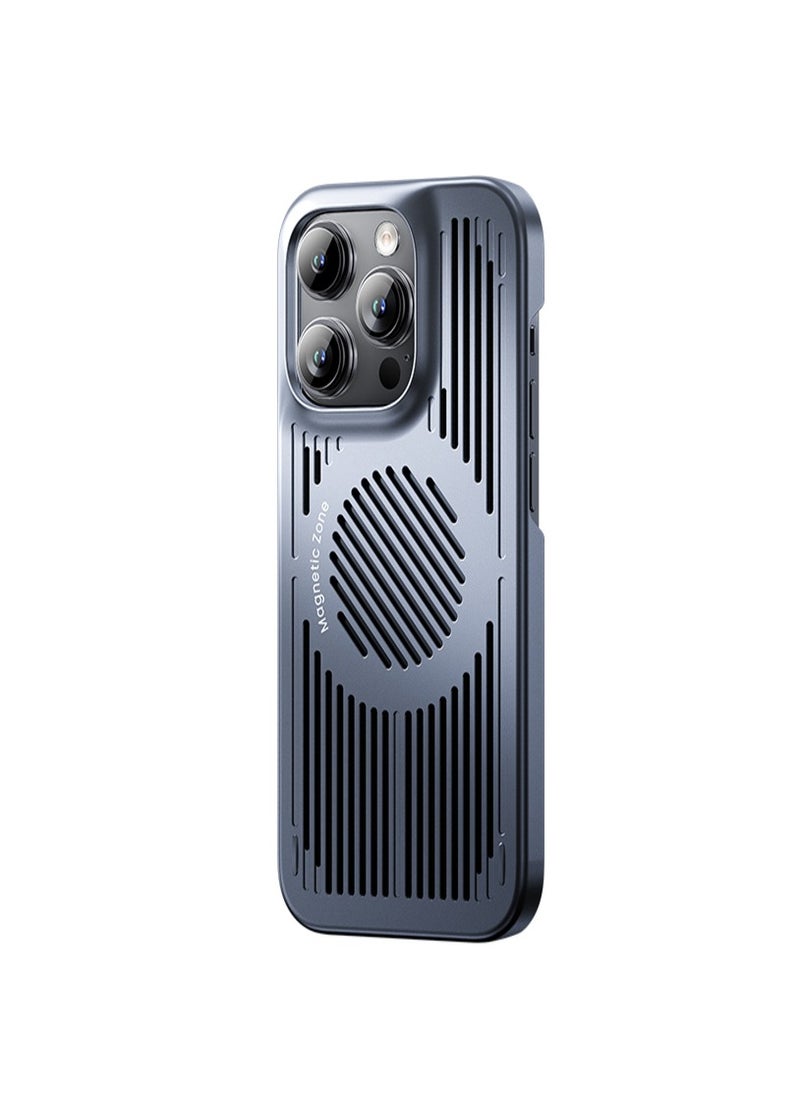 Benks - Benks MagClap Biliz Cooling Case for iPhone 15 Pro Max Magnetic Suction Charging with Shell, light and portable Grey Colour - Image 1
