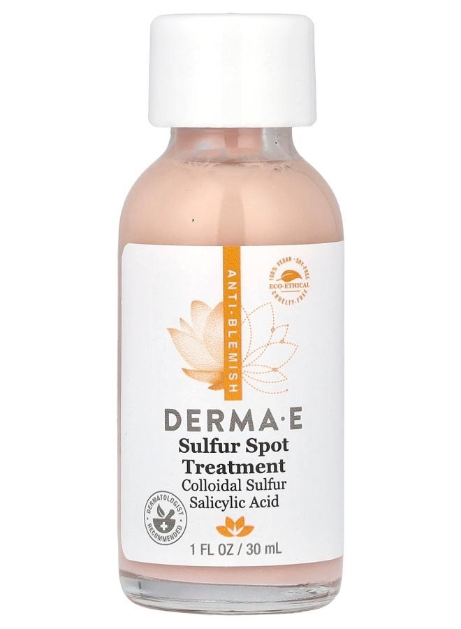 derma-e علاج بقع الكبريت 1 أونصة سائلة (30 مل)