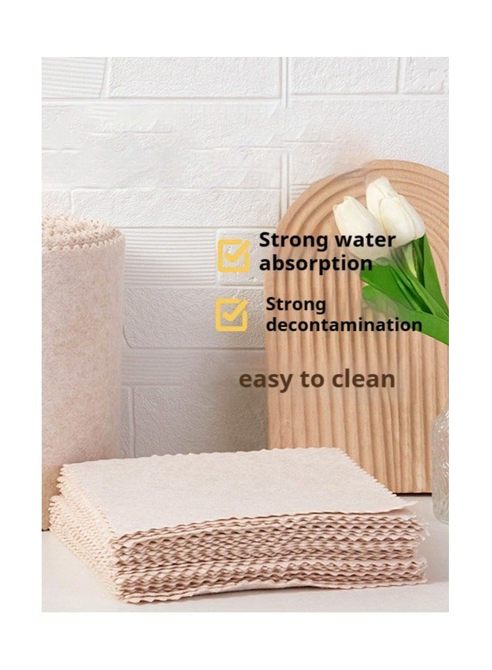 Scrub Cloth - 10 pieces Loofah Dish Towels Highly Absorbent Lint Free Scratch Free Dish Rags Wiping Dish Towels Drying Dish Cloths Washable Reusable Dish Towels Cleaning Towels Kitchen Rags for Home. - Image 5