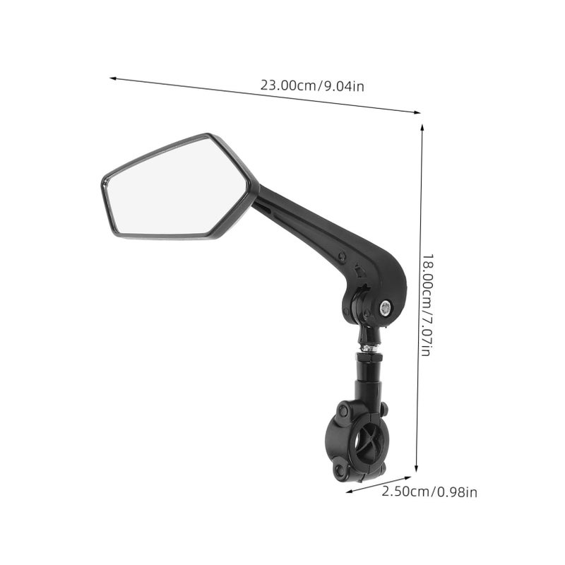 360 Degree Adjustable Rotatable Bicycle Rearview Safety Mirror for Handlebars Mountain Road Bikes - Image 3