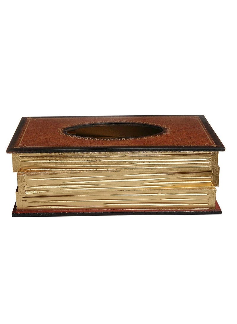 FFD Wooden Tissue Holder Stylish Tissue Box Cover and Napkin Holder Decorative Facial Tissue Dispenser Desktop Tissue Containe - Image 5