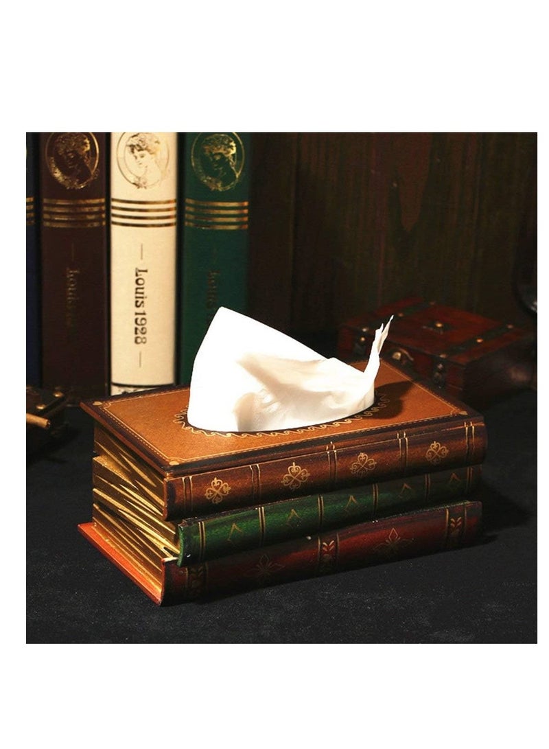 FFD Wooden Tissue Holder Stylish Tissue Box Cover and Napkin Holder Decorative Facial Tissue Dispenser Desktop Tissue Containe - Image 3