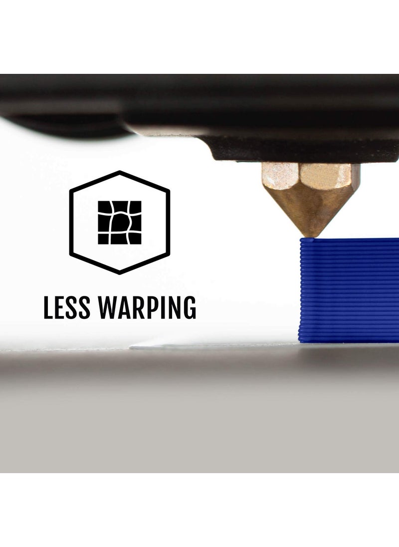 HATCHBOX HATCHBOX 1.75mm True Blue PLA 3D Printer Filament, 1 KG Spool, Dimensional Accuracy +/- 0.03 mm, 3D Printing Filament  - Image 5