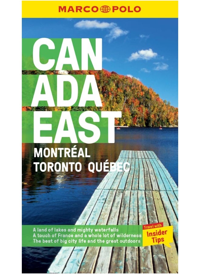Canada East Marco Polo Pocket Travel Guide - with pull out map: Montreal, Toronto and Quebec  - Image 1