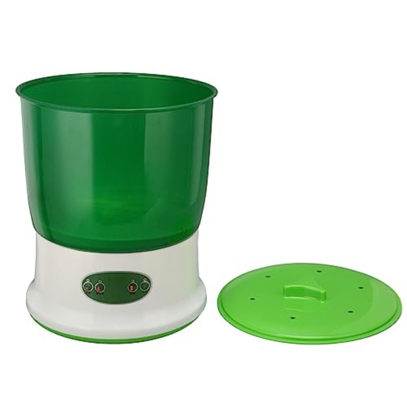 Bean Sprouts Machine LED Display Time Control Intelligent Automatic Seed Sprouter Kit Large Capacity for Radish Alfalfa Wheatgrass Broccoli Sprouts 220V UK Standard - Image 1