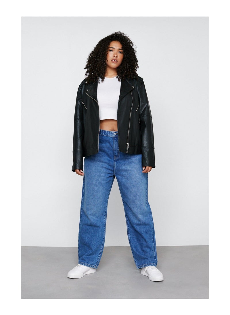 NASTY GAL - Straight Leg Denim Jeans - Image 1