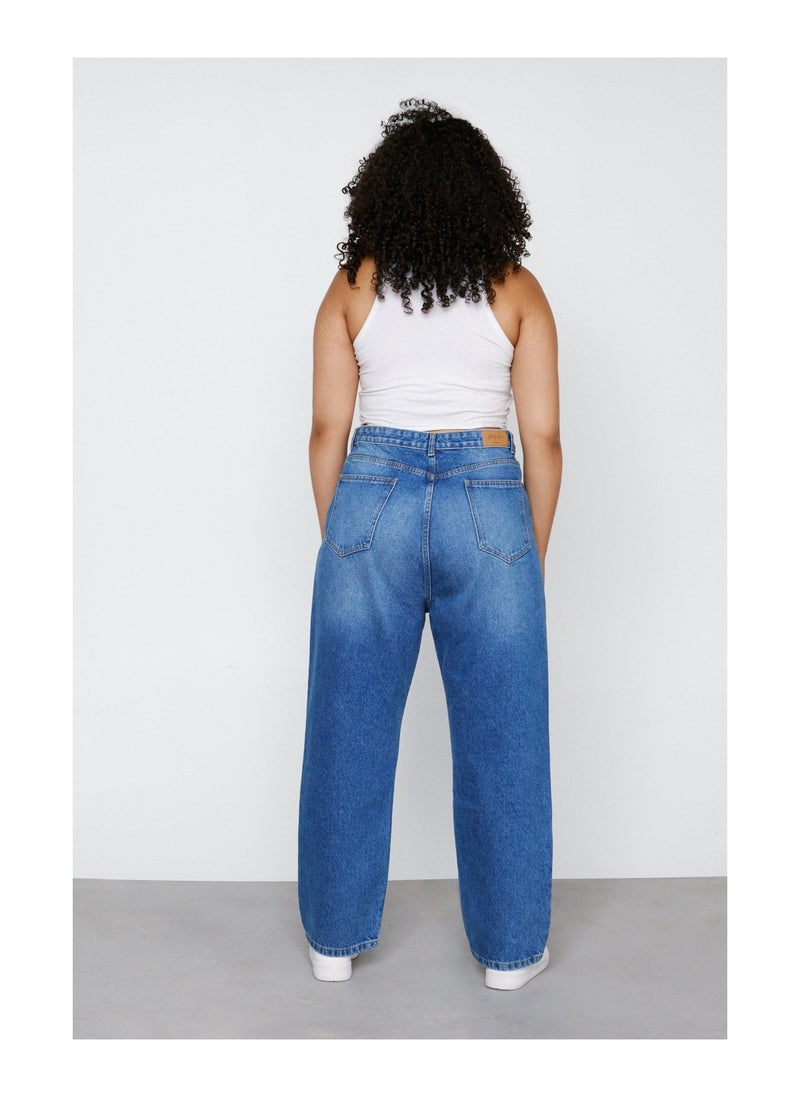 NASTY GAL - Straight Leg Denim Jeans - Image 1