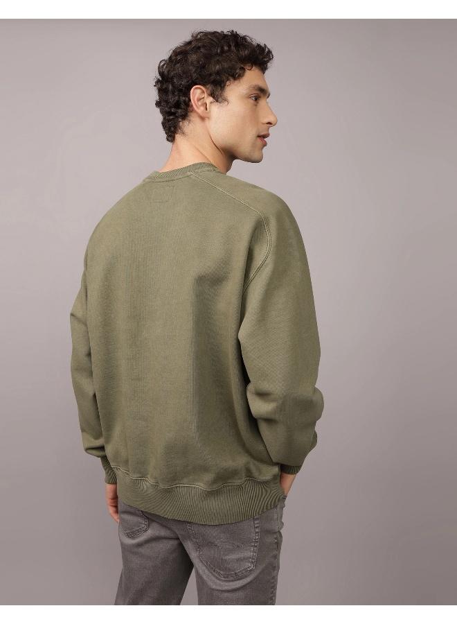 American Eagle Ae Utility Crew Neck Sweatshirt  - Image 4