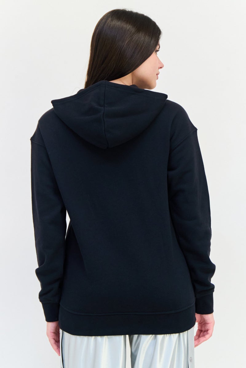 adidas Originals Women Sportswear Fit Long Sleeve Sweatshirt, Black - Image 3