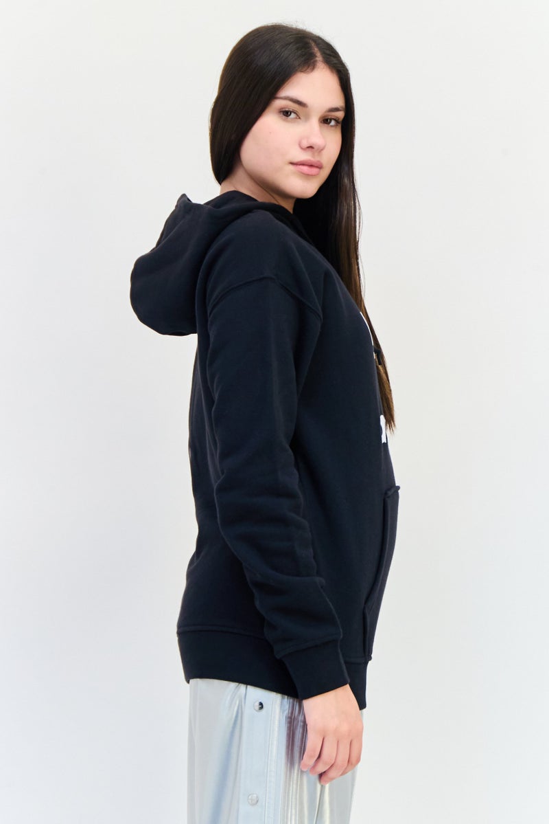 adidas Originals Women Sportswear Fit Long Sleeve Sweatshirt, Black - Image 2