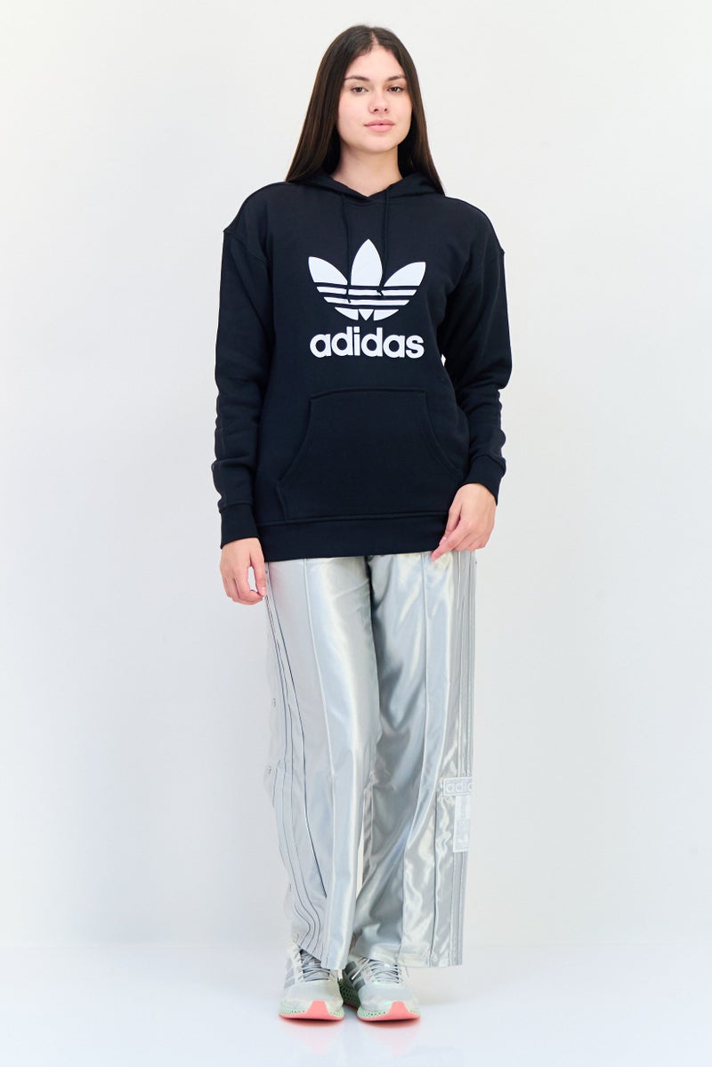 adidas Originals Women Sportswear Fit Long Sleeve Sweatshirt, Black - Image 4