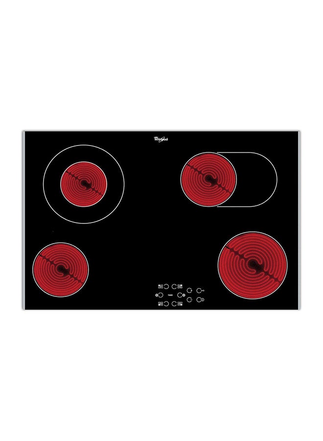Whirlpool Kitchen Hob 6800W AKT8360LX Black/Red - Image 1