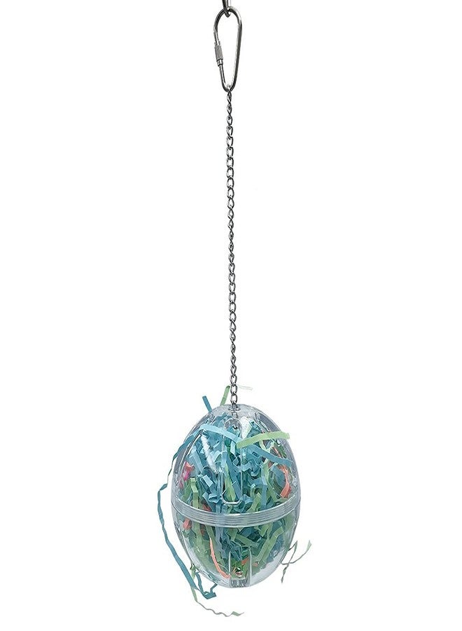 GILYGI 3.5" Hanging Plastic Forager Ball Toy to Unscrew with shredding Paper Inside for Medium and Large Parrot - Image 2