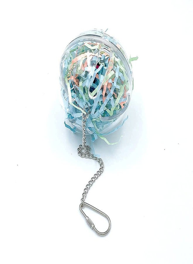 GILYGI 3.5" Hanging Plastic Forager Ball Toy to Unscrew with shredding Paper Inside for Medium and Large Parrot - Image 5