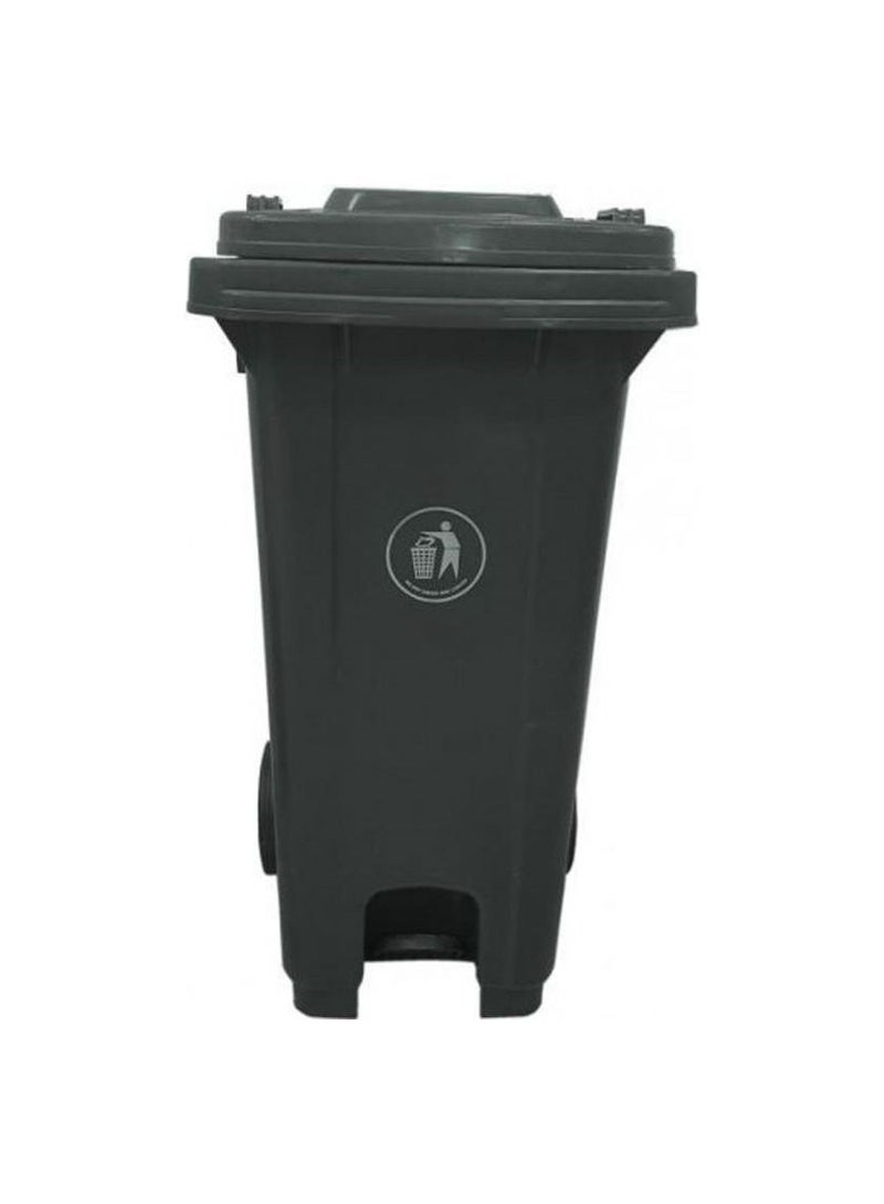 AKC High quality Plastic Garbage Bin 120 Liters Black 