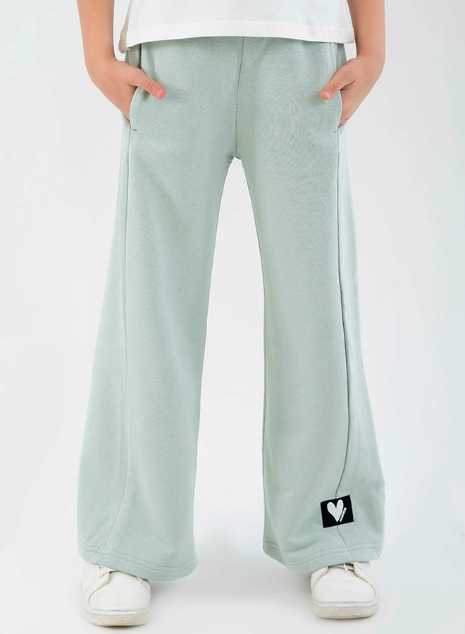 سي إن جينز وير كيدز بنات بنات بنطلون أخضر صيفي - Image 1