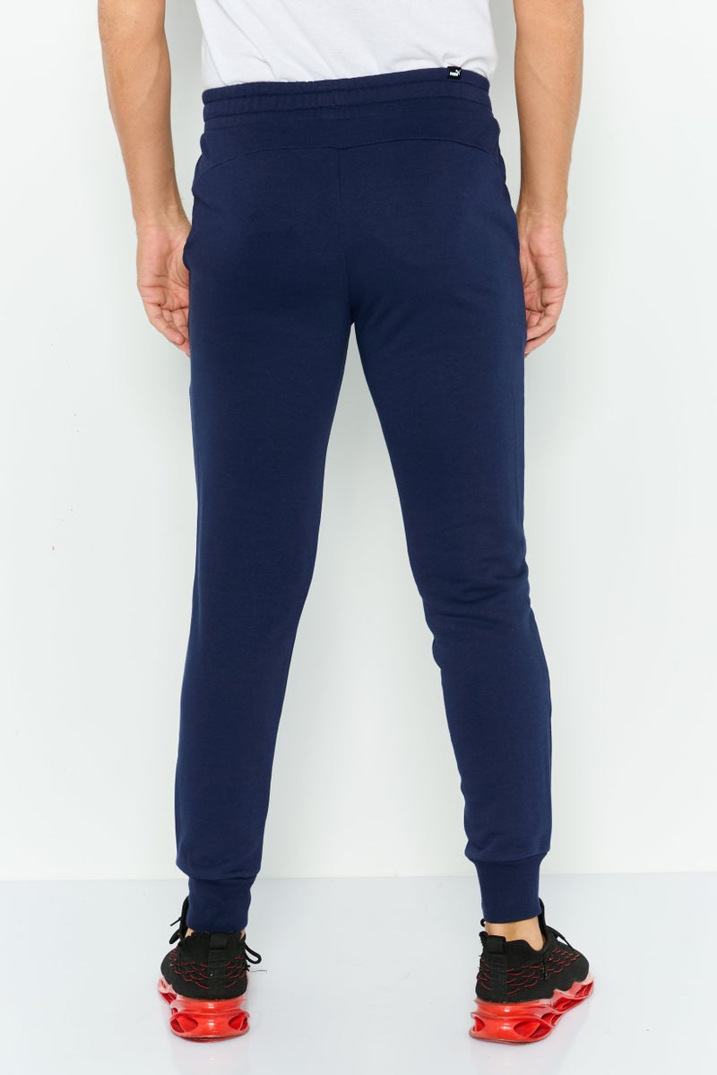 PUMA Men Sportswear Fit Brand Logo Jogger Pants, Navy  - Image 4