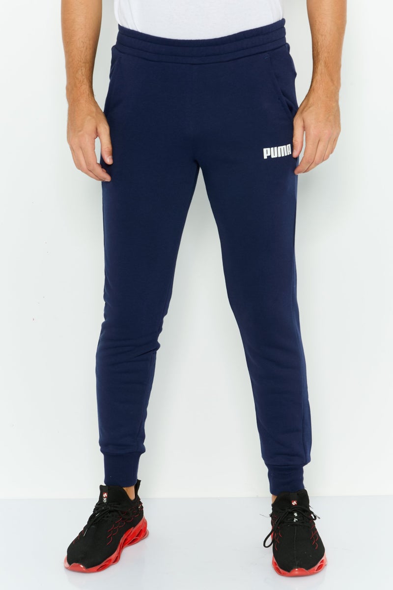 PUMA Men Sportswear Fit Brand Logo Jogger Pants, Navy  - Image 1