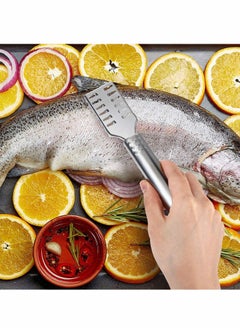 Excefore Fish Scaler Brush Fish Scaler Remover with Stainless Steel Sawtooth Easily Remove Fish Scales-Cleaning Brush Scraper Kitchen Tool Fish Scale Scraper Brush Scales Skin Remover  - Image 4