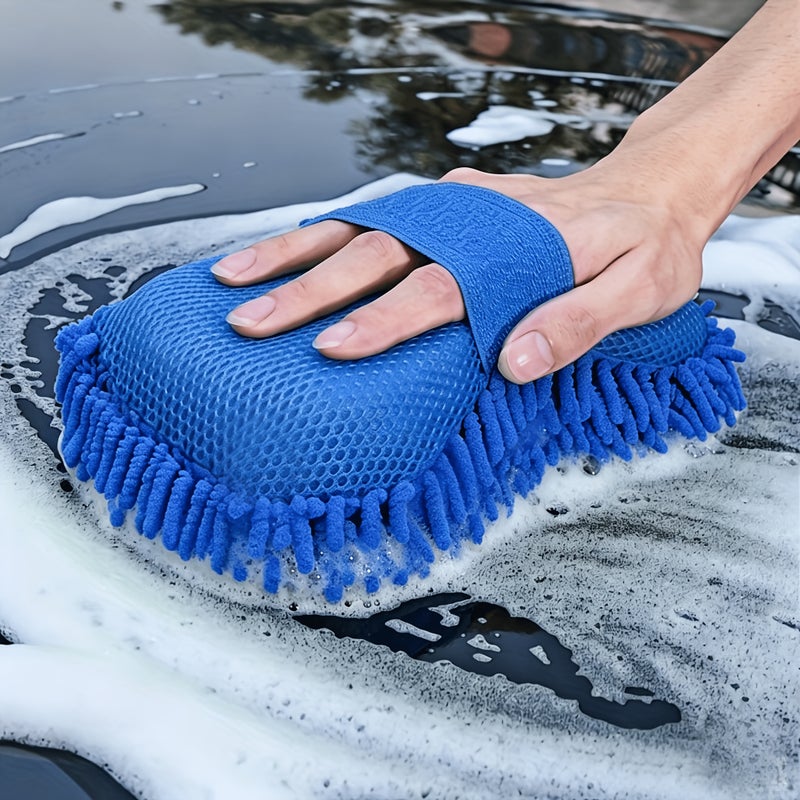 Ultra-Absorbent Chenille Microfiber Car Wash Mitt - Image 2