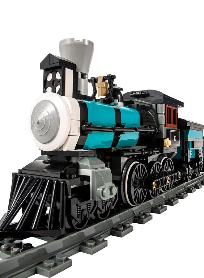 dOvOb TH10 Steam Train Building Kit with Train Track, Collectible Steam Locomotive Engineering Toys Set for Kids and Adult (560 PCS) - Image 1