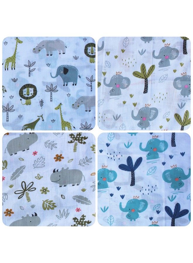 Trance Home Linen Super Soft 100% Cotton Thin Malmal Face Towels ; Reusable Hygiene Wash Cloth ; Napkin For New Babies ; Soft Hankies For Children (Small 40 X 40 Cm Baby Pugpack Of 5 Pcs) - Image 5