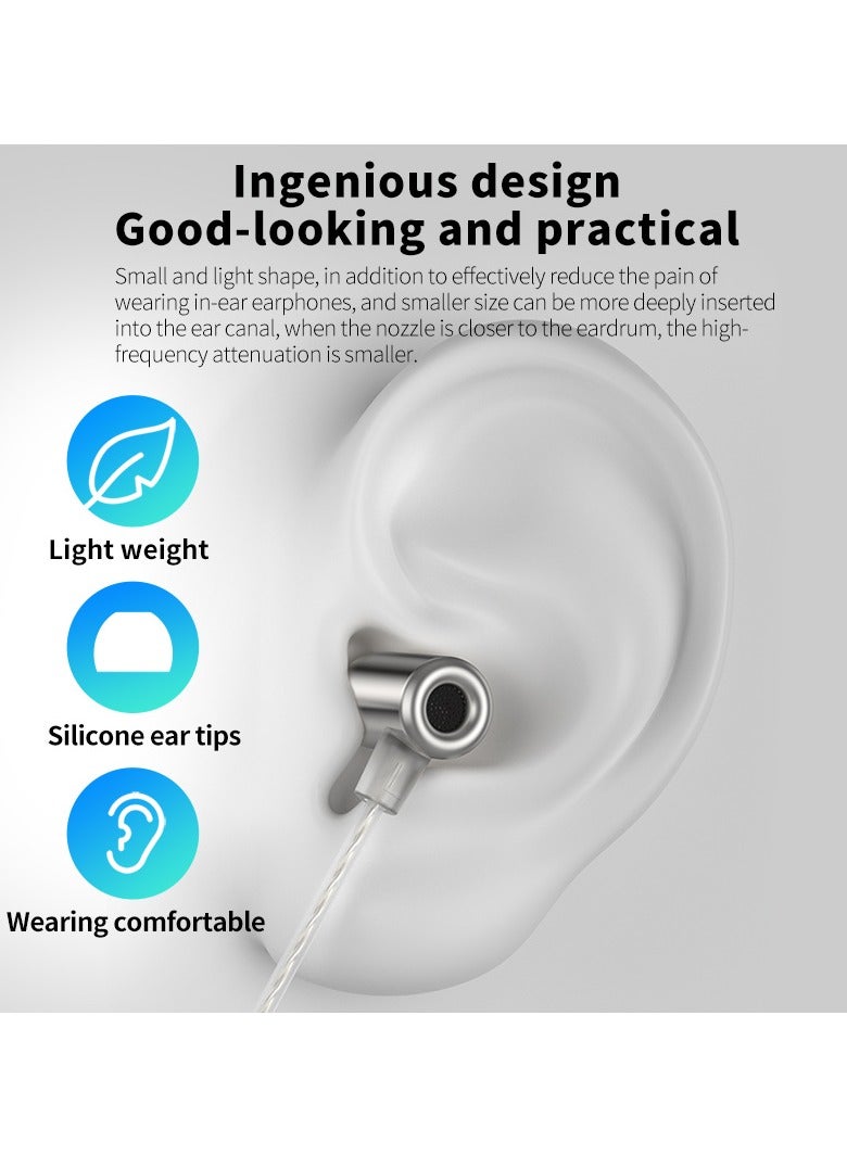 KZ Wired Earbuds, Mini Dynamic Drivers In Ear Earphones, Comfortable Portable Sports Headset, High Bass Sound Durable Wired Headphones For Music, (Standard Without Mic) - Image 3