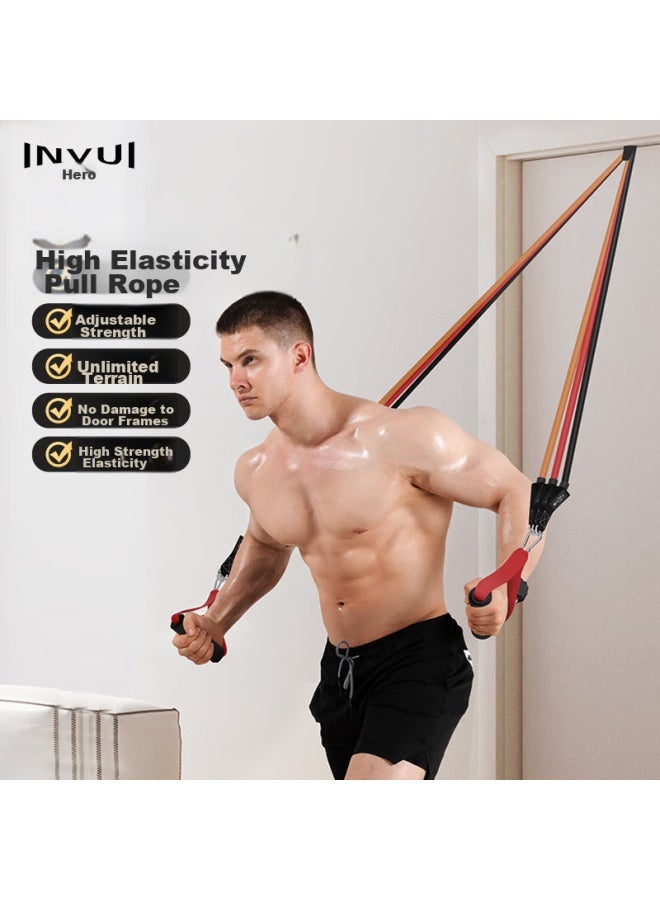 INVUI Invui Resistance Band, Chest Muscle Elastic Band For Men, Pull-up Band, Home Resistance Band, Back Strength Training, 150 Pounds - Image 1