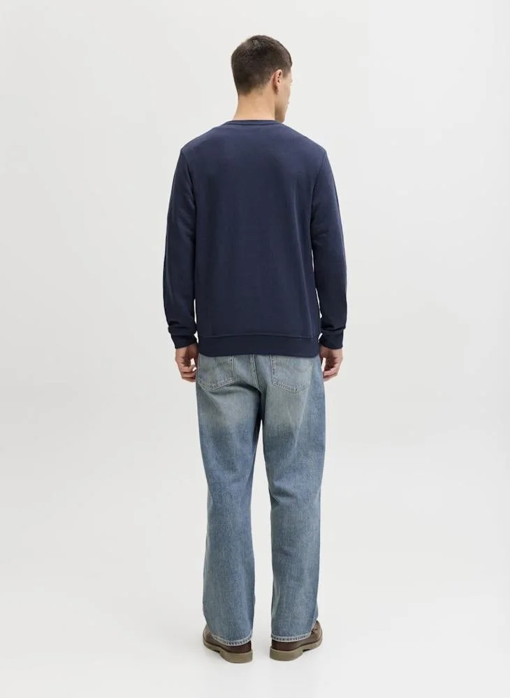 JACK & JONES Graphic Crew Neck Sweatshirt