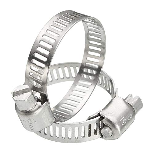 SPEDY Spedy 10Pcs 6Mm114Mm Stainless Steel Hose Pipe Clips Clamps Fasteners Assorted Model No_Alindmk1308  - Image 3