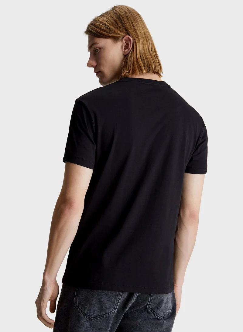 Calvin Klein Jeans Logo Crew Neck T-Shirt