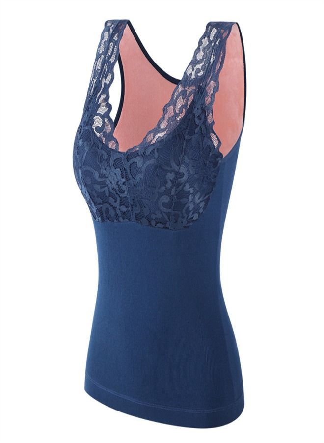 Loquat Body Beautifying Base Vest Blue