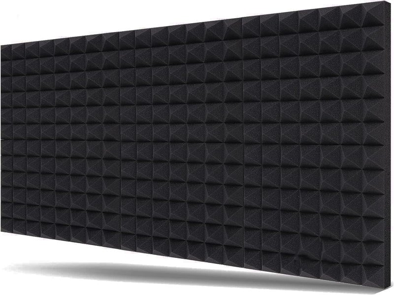 Mocking Bird 1 Sheet Pyramid Acoustic Foam Sheet High Density Sound Proof Acoustic Panels Noise, Echo Reduction and Absorption for Studio Gaming Room (6X3) ft 50 Kg/m³ - Image 1
