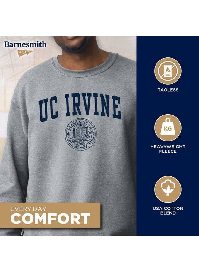 Barnesmith University of California - Irvine Anteaters Crewneck Sweatshirt, Heritage, Charcoal Grey, Medium - Image 3