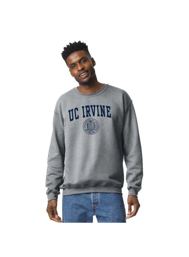 Barnesmith University of California - Irvine Anteaters Crewneck Sweatshirt, Heritage, Charcoal Grey, Medium - Image 2