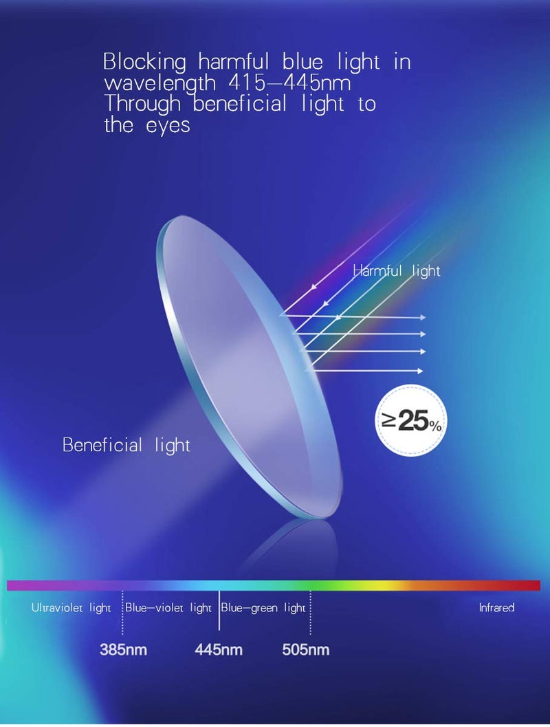 brandless BIGGY Oversized Square Blue Light Blocking Glasses - Ultralight Anti Eyestrain | Reduce Eye Strain Nerd Glasses, Reading book/TV/Computer/Gaming Frames for Women Men, Anti UV (rectangle leopard) - Image 4