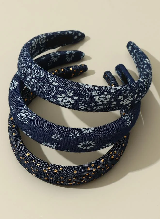 Take Two  Set of 3 - Printed Headband for Women | Best Price UAE
