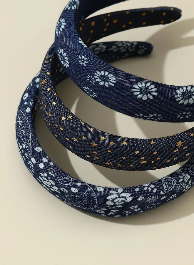 Take Two  Set of 3 - Printed Headband for Women | Best Price UAE