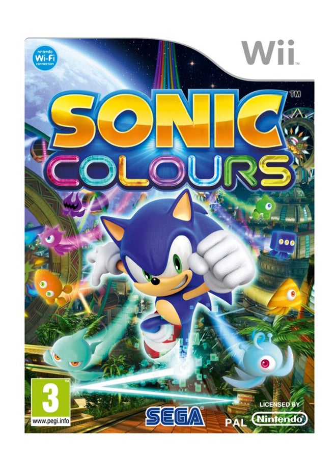 Sega Sonic Colours -Arcade & Platform(Intl Version) - Arcade & Platform - nintendo_wii - Image 1