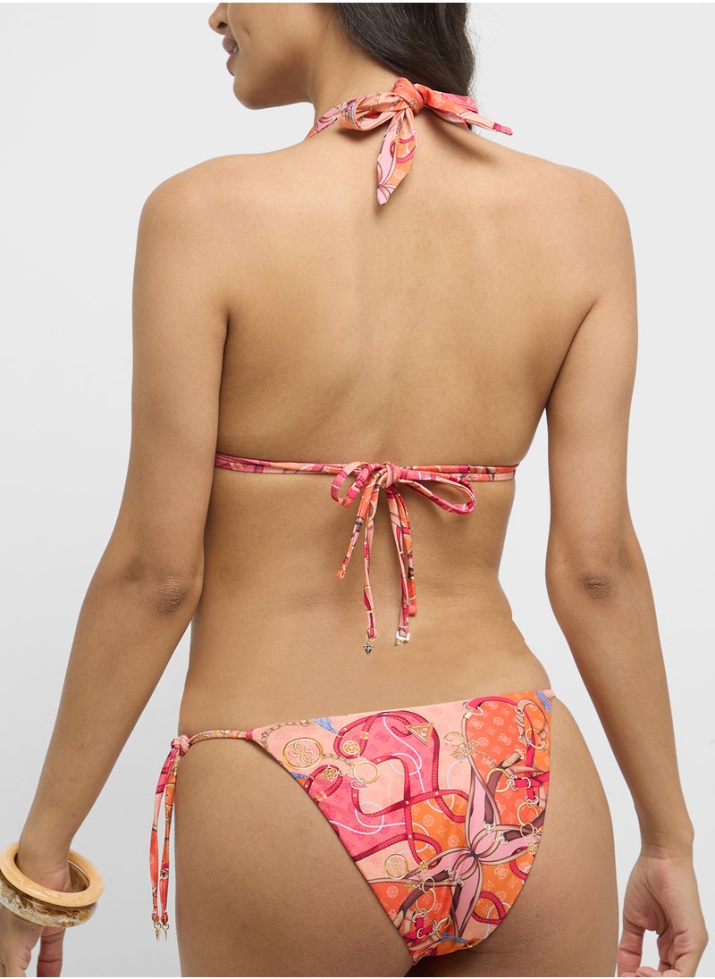 GUESS Printed High Leg String Brief  - Image 4