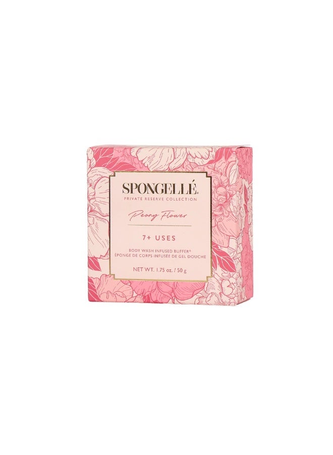 SPONGELLÉ غسول الجسم برائحة زهرة الفاوانيا من برايفت ريزيرف، إسفنجة معطرة 50 غرام (7+ استخدامات) - Image 2