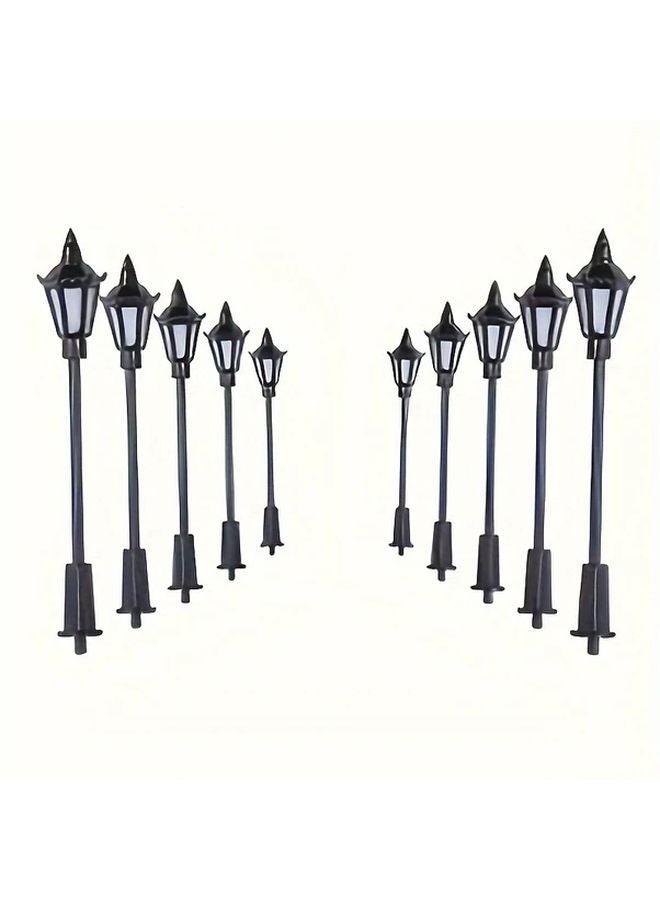 10pcs 3V White LED Model Yard Lights For Train Models And Roads - Image 3