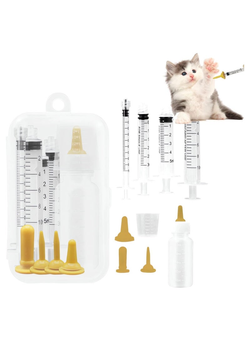 KASTWAVE Puppy Feeding Bottles, Pet Feeding Syringes, Newborn Small Animals Milk Bottles - Image 1
