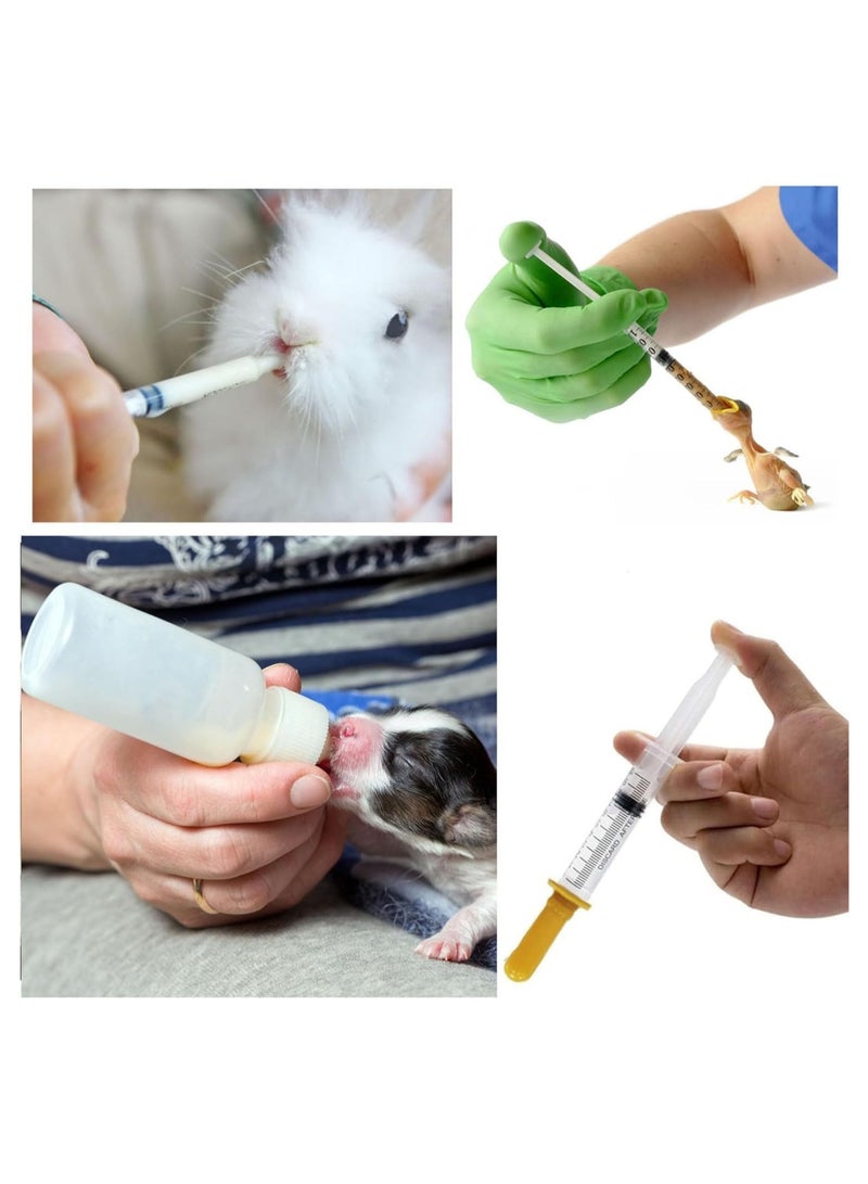 KASTWAVE Puppy Feeding Bottles, Pet Feeding Syringes, Newborn Small Animals Milk Bottles - Image 4