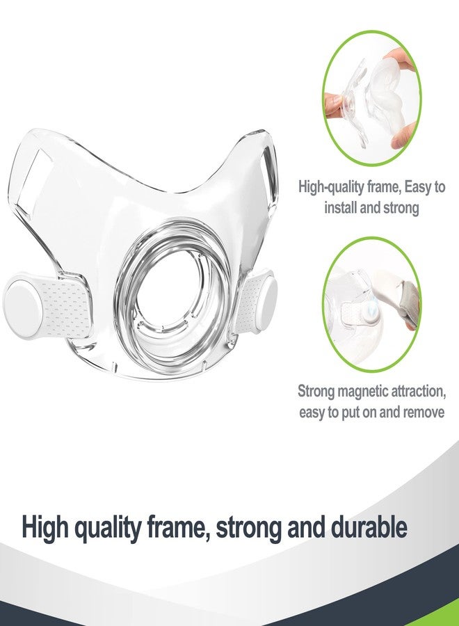 MEDICOLOR Replacement Set for Airfit F30, with Headgear, Frame and Quick-Disconnect Clips - Extra-Soft & Adjustable for Snug Fit, Quick-Release for Better Using Experience, Supplied by MEDICOLOR - Image 5