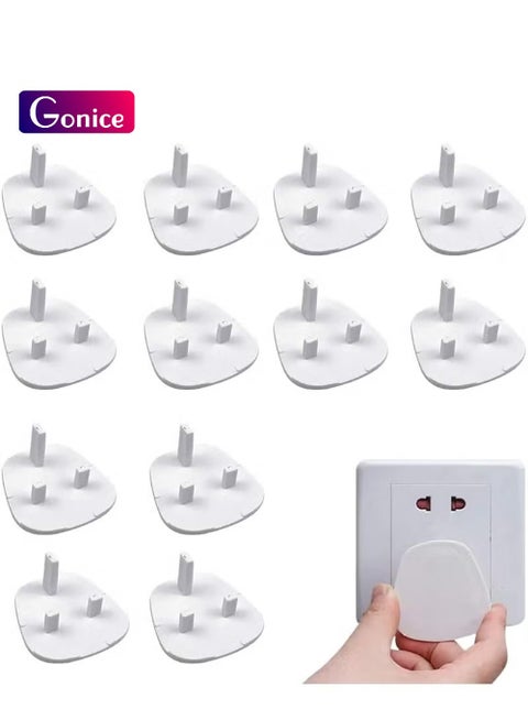 12pcs per Pack Baby Proofing Plug Covers, White Outlet Covers Safety Covers, Electrical Protectors for your Child and Babies at Home