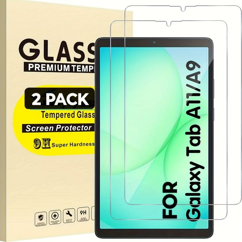 Tempered Glass Screen Protector Fit Samsung Galaxy Tab A11 2 Pack - Image 1
