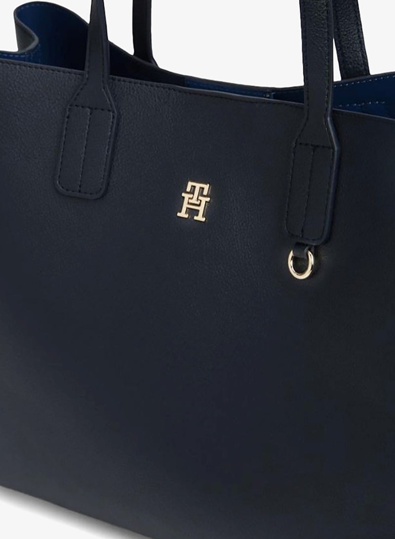 TOMMY HILFIGER Icon Pebble Grain Satchel - Image 5