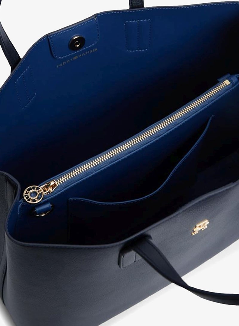 TOMMY HILFIGER Icon Pebble Grain Satchel - Image 4
